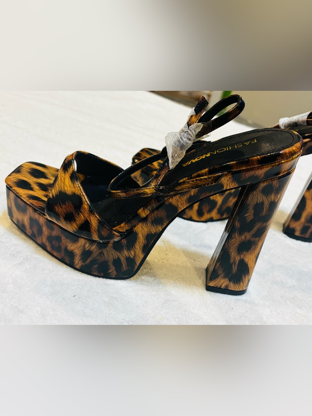 Brand New Stylish Heels By Fashion Nova - Size 10 - Heel Height 6 Inches - Box 2